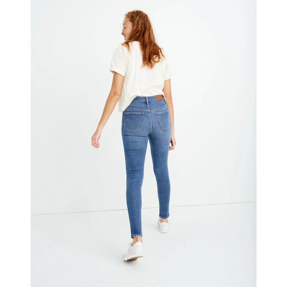Madewell 9" High-Rise Skinny Jeans in Pearson Wash Women’s - Size 29 - Picture 2 of 8